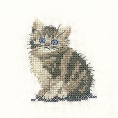 Heritage Kreuzstich-Set „Weihnachtspinguine“ – Komplettset Mit Aida-Stoff & DMC-Garn (16x11,5 Cm)