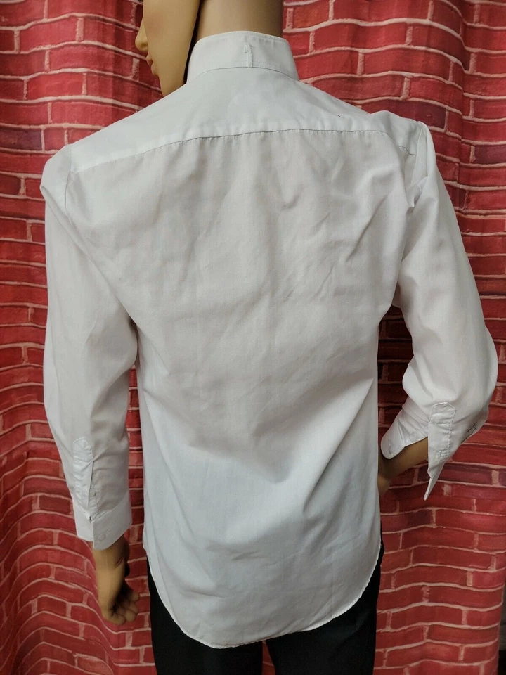 CAMISA SMOKING MASCULINA BROADWAY SMOKING BOTÕES TAMANHO S/30-31 ALGODÃO/POLI #WM1 - Imagem 3 de 4