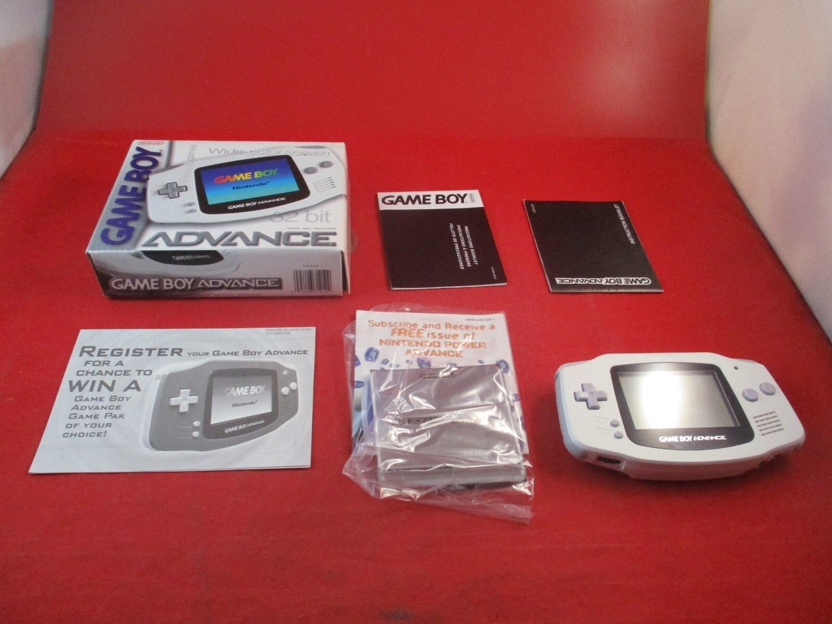 Nintendo Game Boy Advance Console White System COMPLETE w/ Box