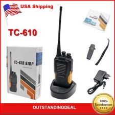TC-610 5W Walkie Talkie Two Way Radio Transceiver 16CH UHF450-470MHz USA