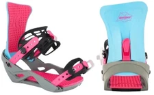 Kemper Freestyle Snowboard Bindings - Carolina Blue M/L Medium/Large