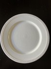 “Sur La Table” 10” WHITE SALAD/DESSERT PLATE PEARL BEADED BORDER Portugal — photo 1