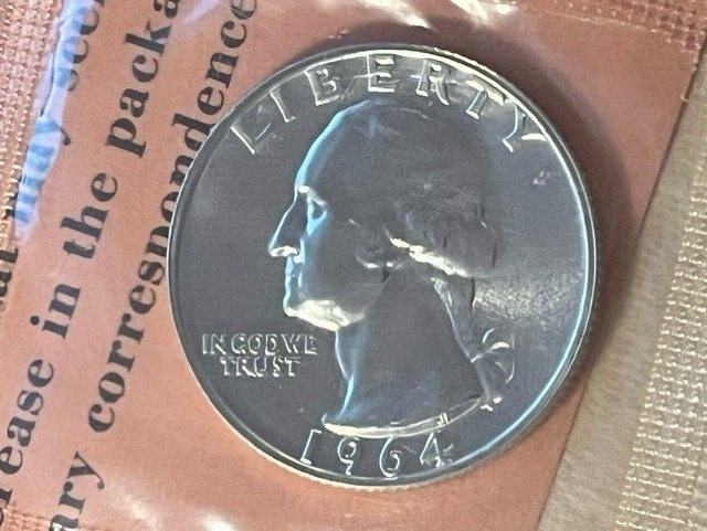 1964 Proof Set/Accented Hair Kennedy Half Dollar #22070sh | eBay