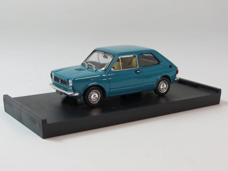 Brumm Fiat 127 1a serie 2 porte verde lago interno beige 1971 1/43 R500-04 2025 - Immagine 2 di 4