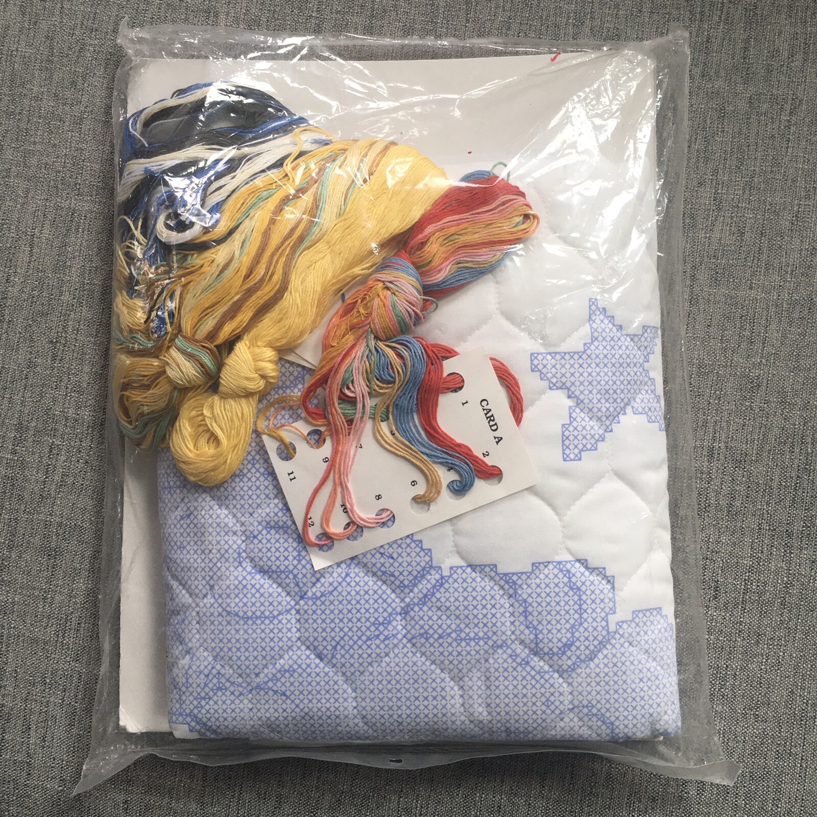 NEW Vintage Sealed Janlynn "Little Suzy's Zoo" Quilt  Stamped Cross Stitch Kit