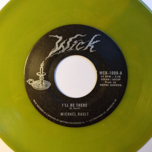 Michael Rault - I'll Be There / Sleep with Me GREEN VINYL 7” Single Daptone Ltd - Picture 2 of 5