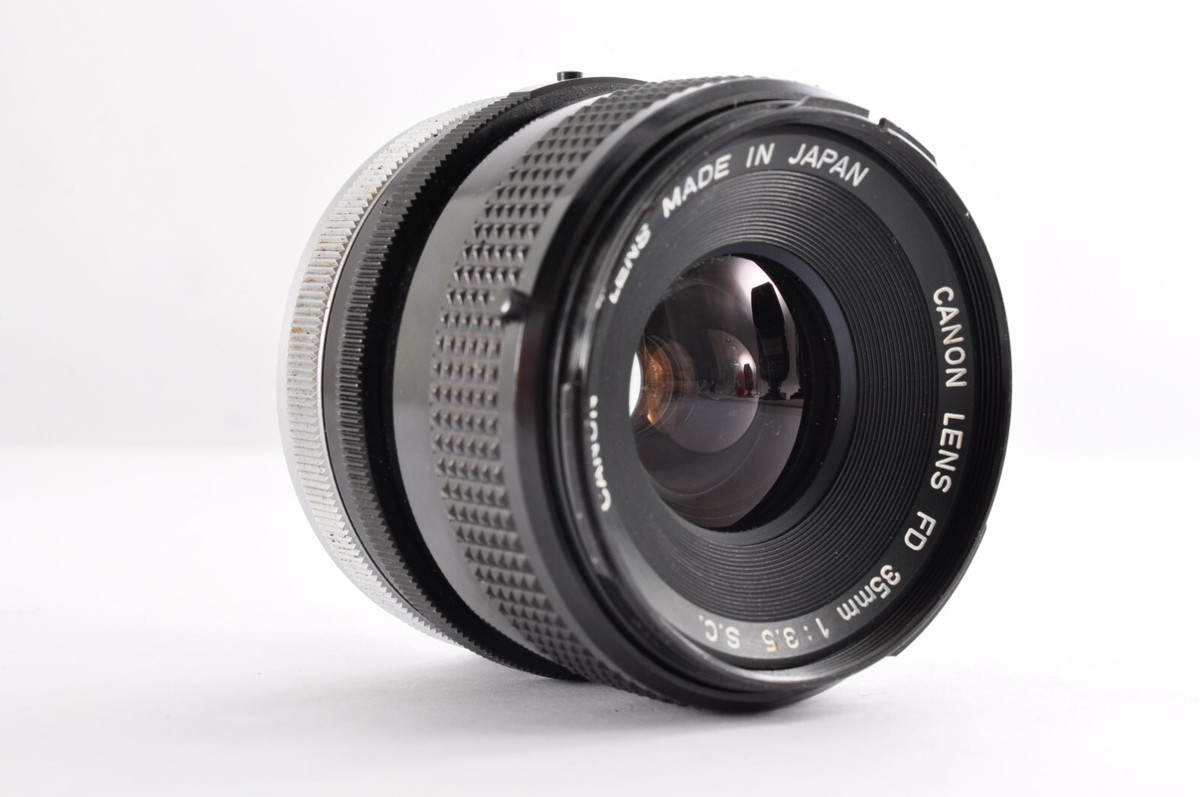 キャノン Canon FD 35mm f 3.5 S.C. #s-29 FD 35mm f3.5 - FlynnGraphics