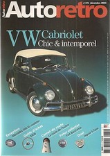 AUTO RETRO 271 VW COX CAB MERCEDES 300SL ROADSTER MGB PEUGEOT 604 JAGUAR S TYPE