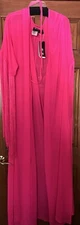 adidas IVY PARK Fringe Robe Long Shock Pink Barbie Beyonce unisex size large