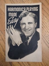 Vintage &ldquo;Harmonica Playing Made Easy&rdquo; Booklet 1940 M. Hohner Inc.