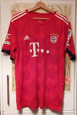 2018-19 Adidas FC Bayern Munich Home Kit Shirt. Size XL. w/ Patches 2018-2019