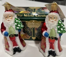 old world christmas ornaments Set Of Two 2023