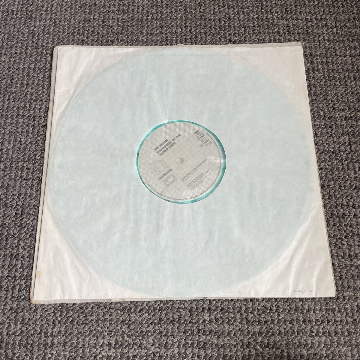 The Smiths – Shoplifters Of The World Unite Vinyl Record 1ST