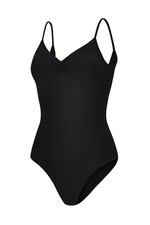 Camisole Leotard For Women - Lana - Womens Dance Leotard With High Leg And V-...