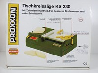 Proxxon TischkreissäGe KS 230 85 W Durchmesser SäGeblatt 58 Mm 5.000 U/Min *