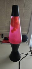 Vintage 1994 Lava Lite Model 8404 Midnight Series Lava Lamp - Pink Original