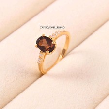 Natural Quartz Ring, 925 Sterling Silver, Oval Cut Quartz. Natural Quartz