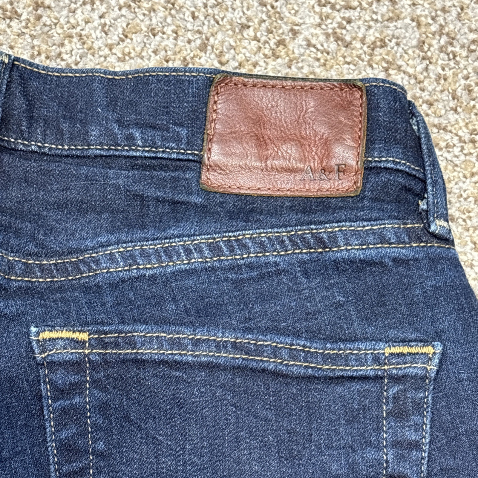 Abercrombie & Fitch Jeans Mens 30x30 Blue Langdon Slim Stretch Fits 30 X 29 - View 15