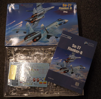 **Fehlteile** Kitty Hawk KH80163 SU-27 Flanker-B Maßstab 1:48 OVP