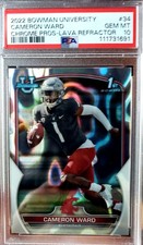 2022 Bowman University Chrome - Cameron Ward #34 Lava Refractor /100 (RC)
