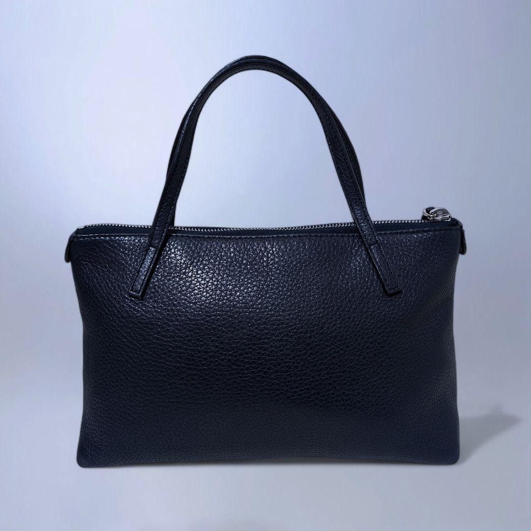 GUCCI 340618 213048 Soho Mini Handbag GG Leather Navy Blue Vintage From Japan thumbnail 23