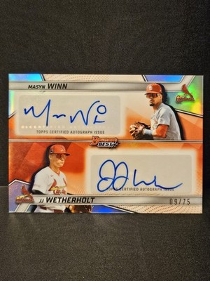 2025 Bowman's Best JJ Wetherholt & Masyn Winn Dual Auto /75 | eBay
