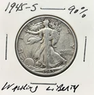 1945 S Walking Liberty Half Dollar 90% Silver - Last Year of Issue