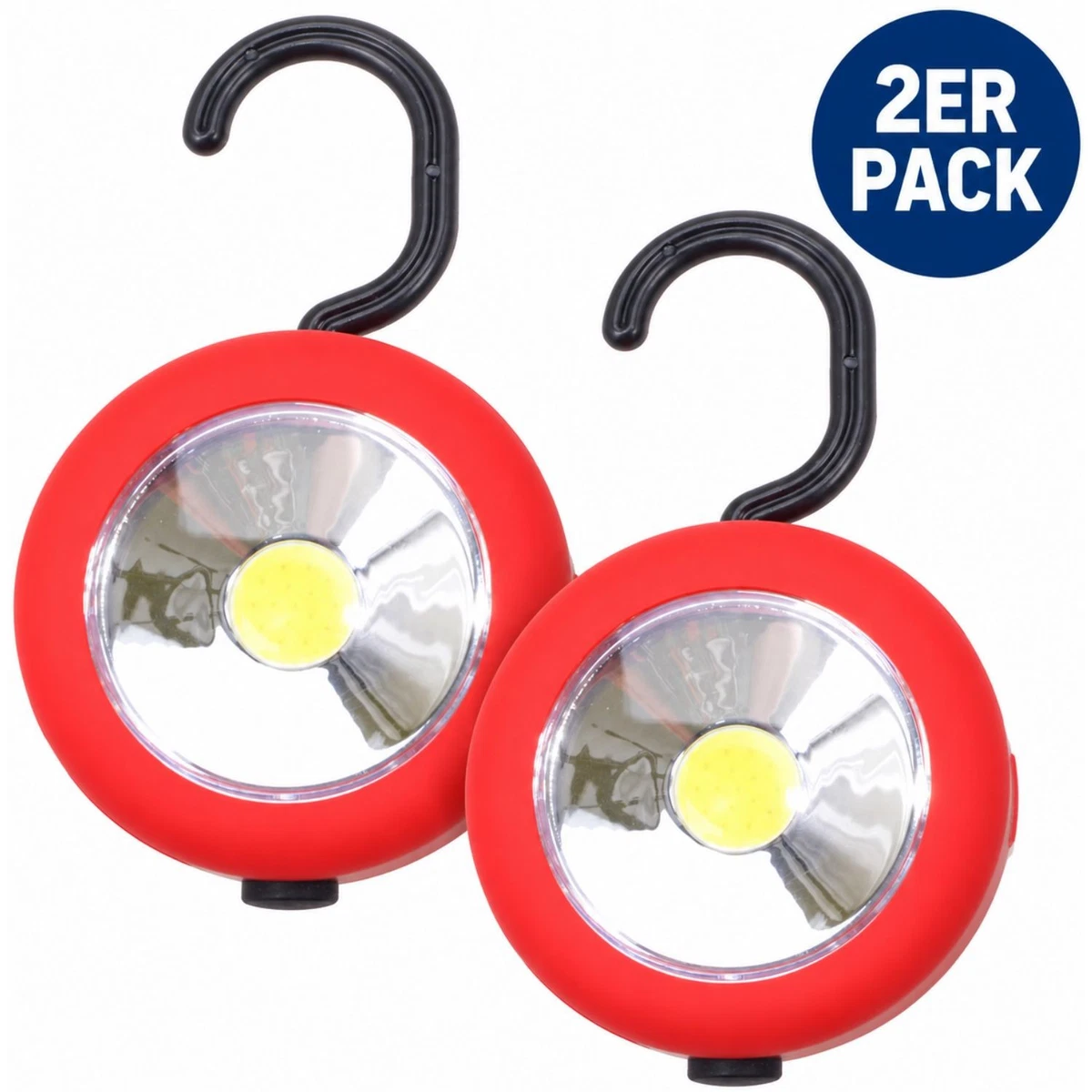 2x Set Luz LED Filmer Con Ganchos Magnéticos Linterna de Trabajo Taller