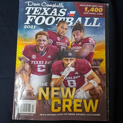 2021 Dave Campbell's Texas Football Magazine "The New Crew" A&M's Defense Leads - Image 1 of 4