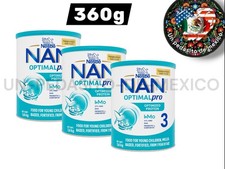 X3 INFANT FORMULA NAN 3 OPTIMAL-PRO 0-6 MONTHS 12.70oz. / 360g Formula for...