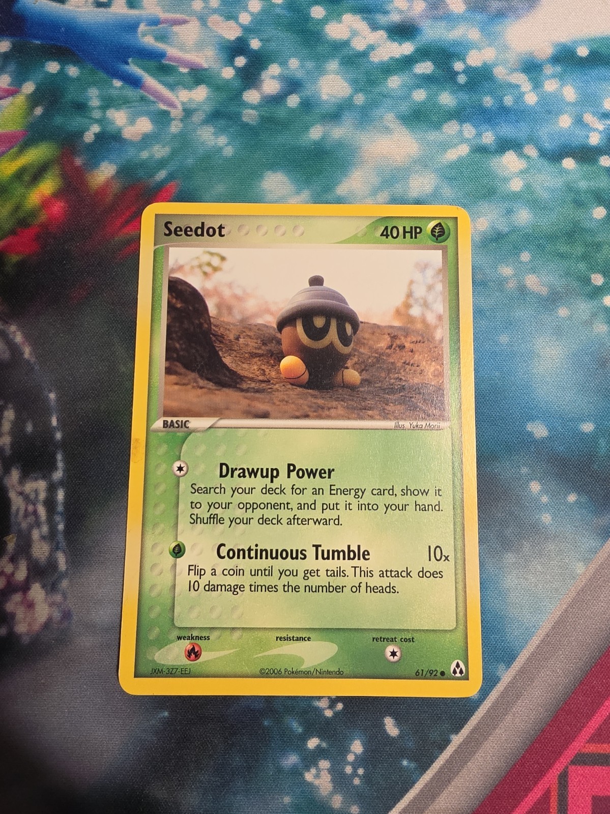 Seedot 61/92 EX Legend Maker (HP) Pokemon TCG