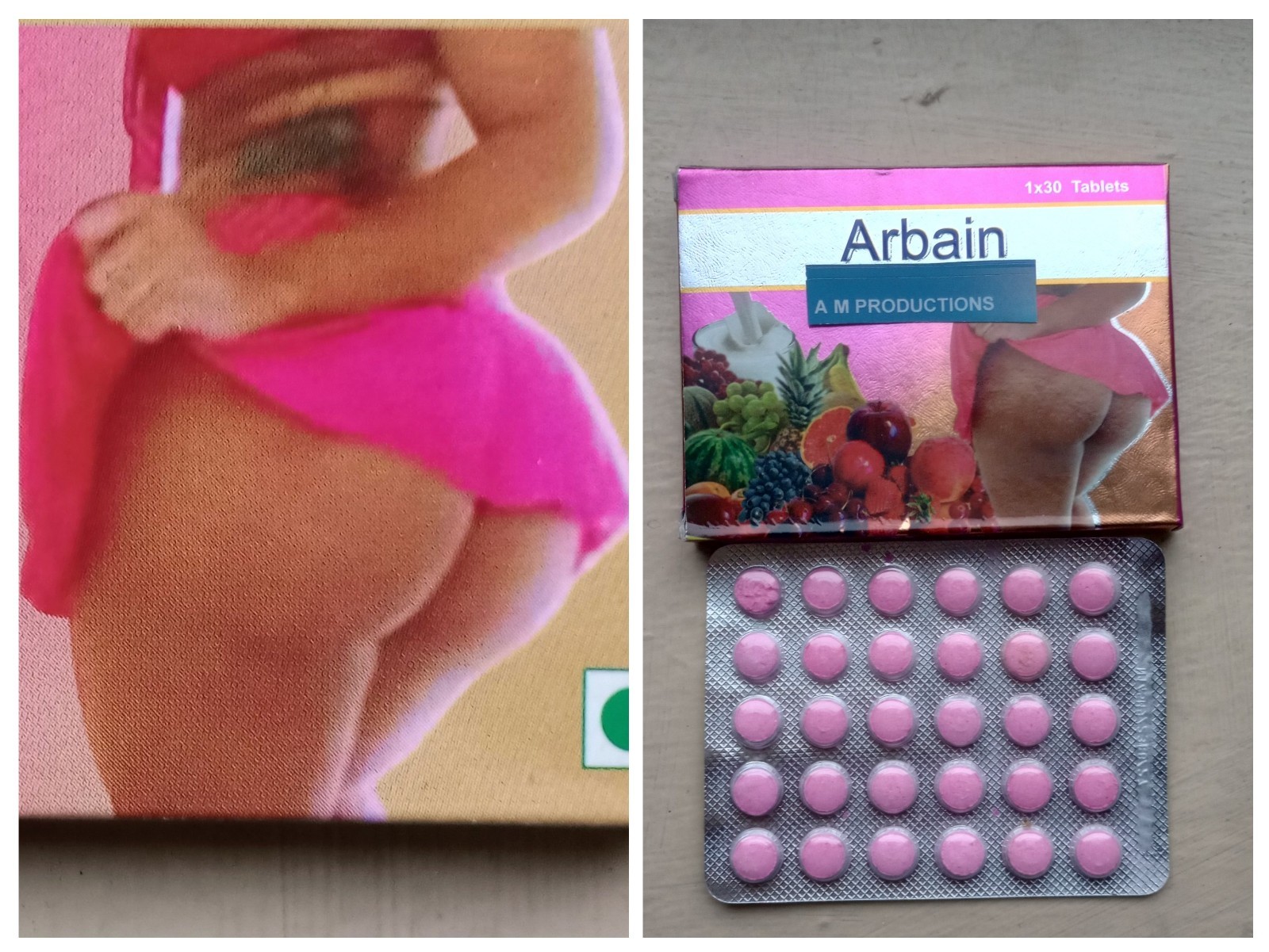 WEIGHT GAIN 1 BOX BIG HIPS & BUTT