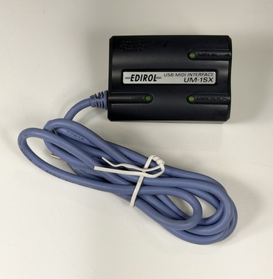 Roland Edirol UM-1SX - 1-in/1-out USB MIDI Interface - Tested / Working