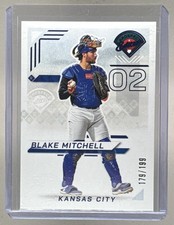 Blake Mitchell 2025 Panini Prospect Edition #166 Blue Ticket /199