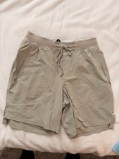 Lululemon Mens Medium Athletic Shorts Gray/gr...