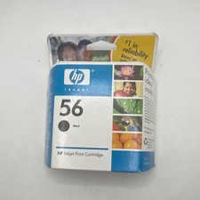 HP Genuine/Original 56 Black Ink Cartridge for HP Inkjet Printers
