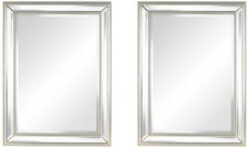 Uttermost Palais Silver 30 x 40 Beaded Wall M...