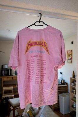 Metallica Shirt L H&M pink ride the lightning tour 1984 L