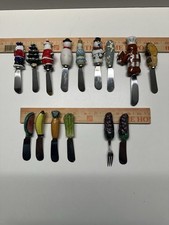 Assorted Cheese Spreaders Christmas Holiday Stainless Fruit Vegetable