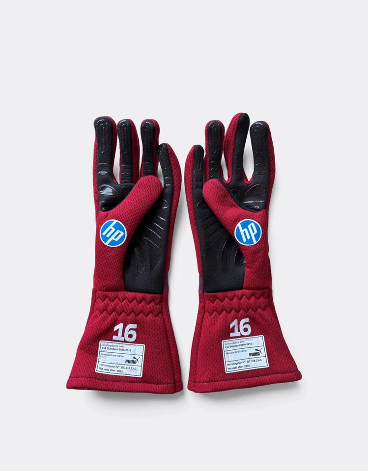 Charles Leclerc Scuderia Ferrari HP Las Vegas 2025 racing gloves Replica - Image 2 of 3