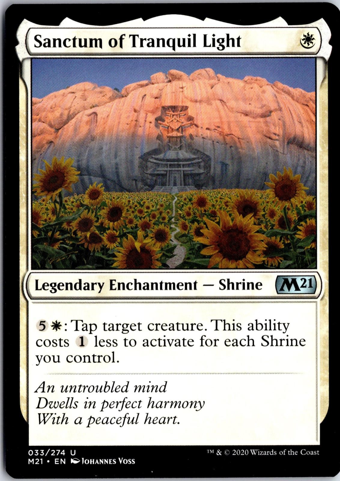 Sanctum of Tranquil Light 33 UC Core Set 2021 Magic: The Gathering NM/M