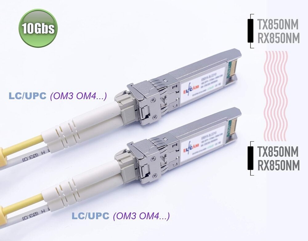 Module SFP+ 10G SR multimode 850nm LC/UPC compatible Intel pour switch - 4