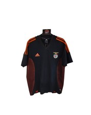 SL Benfica Unsponsored Away Football Shirt 2002-2003 (S) Adidas Jersey Camisola