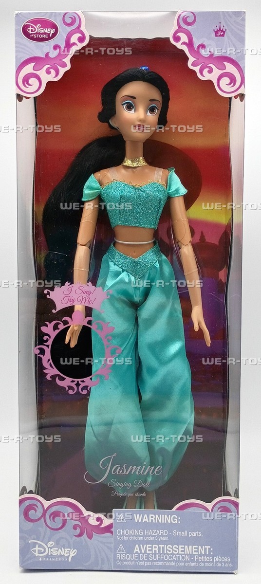 Disney's Aladdin Jasmine Singing Doll Disney Store Princess