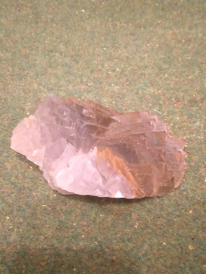 Purple Fluorite Rough Cluster 240g Natural Crystal Mineral Display Specimen