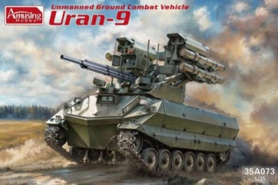 1/35 Amusing Hobby Unmanned Ground Combat Vehicle URAN-9 Plastic Model Kit