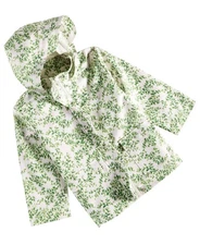 Macy's Kids Flower Show Raincoat (Green Multi, 5)