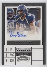 2017 Panini Contenders Draft Picks College Ticket Billy Brown #259 Auto 7eo