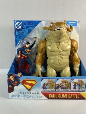 DC Superman Kaiju Slime Battle Action Figure Set   Brand New in Box  Spin Master