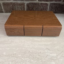 Vintage 3 Drawer Cabinet Cassette Tape Holder Storage - Holds 36 Tapes Classic